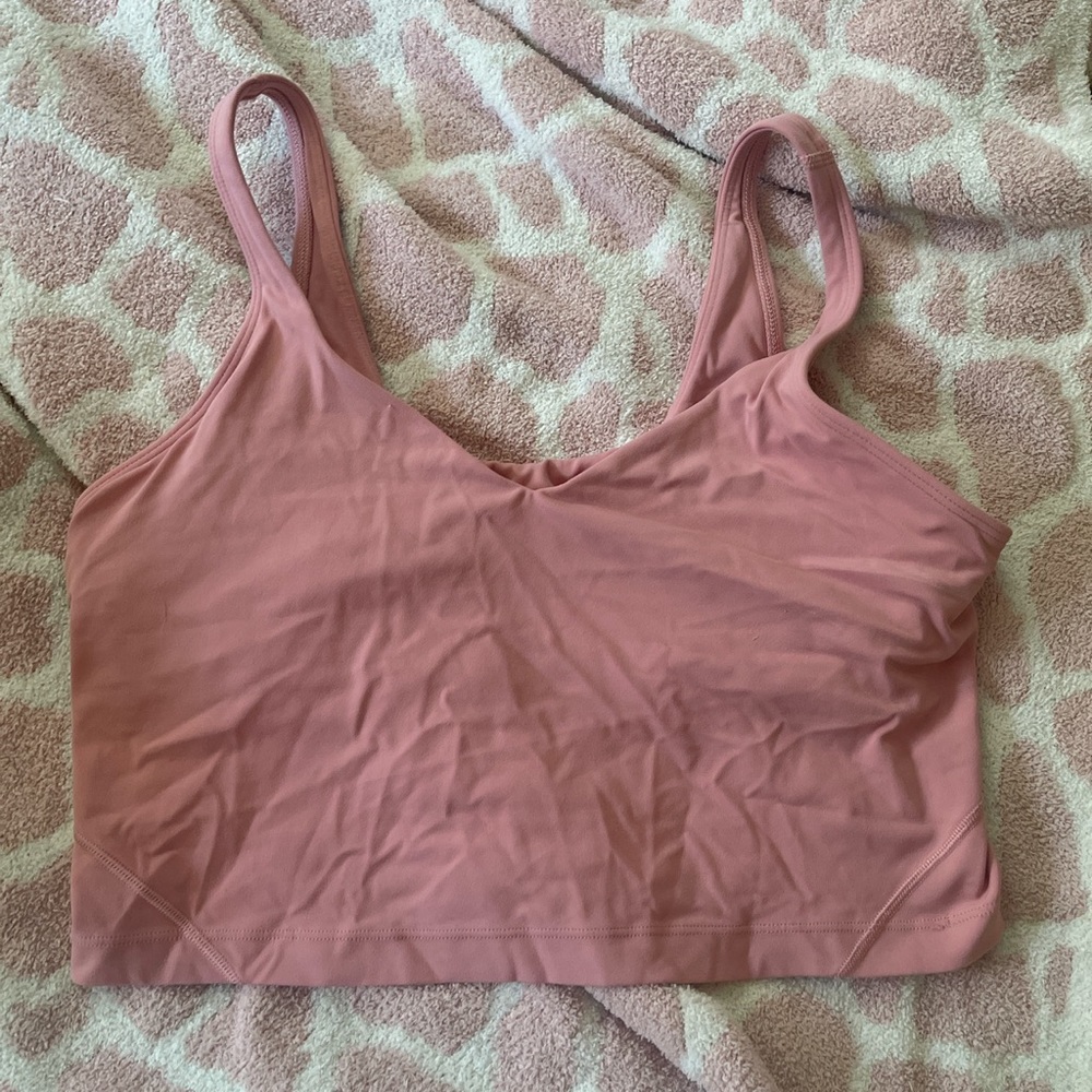 lululemon align tank pink puff